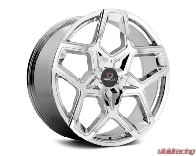 Cavallo CLV-25 Wheel 22x8.5 5x110|5x114.3 38mm Chrome - CLV-25228551101143+38C