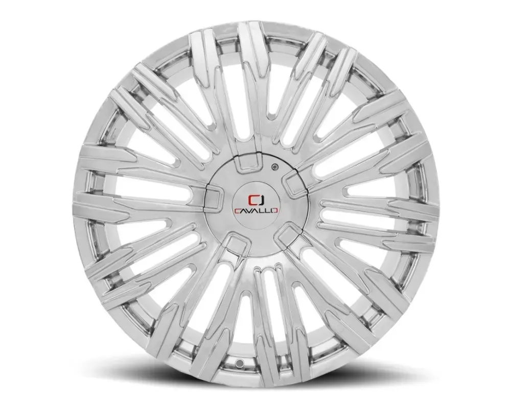 Cavallo CLV-28 Wheel 22x9.5 Blank 15mm Chrome - CLV-282295BLANK+15C