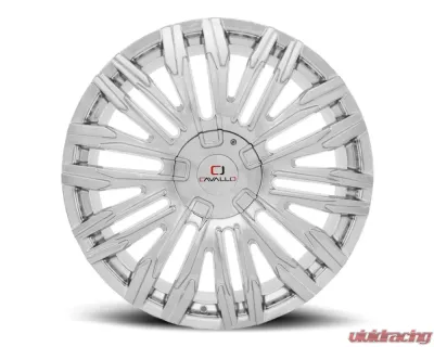 Cavallo CLV-28 Wheel 22x9.5 Blank 15mm Chrome - CLV-282295BLANK+15C