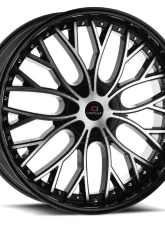 Cavallo CLV-33 Wheel 22x8.5 5x110|5x114.3 38mm Gloss Black Machined                                     - CLV-33228551101143+38BM - Image 2