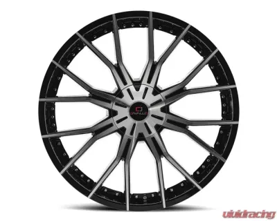 Cavallo CLV-36 Wheel 22x8.5 5x108|5x114.3 38mm Gloss Black Machined - CLV-36228551081143+38BM