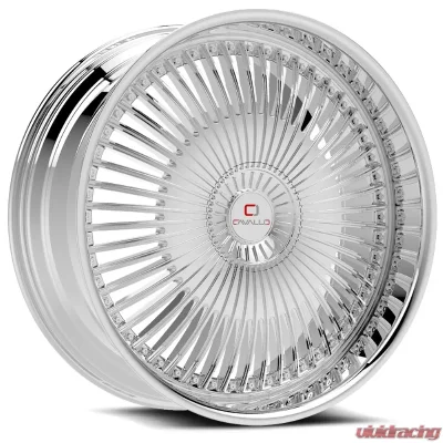 Cavallo CLV-41 Wheel 20x8.5 5x110|5x114.3 35mm Chrome - CLV-41208551101143+35C