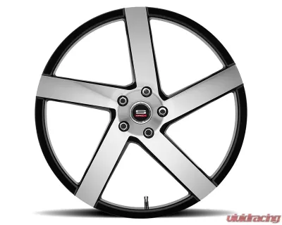 Spec-1 SPM-80 Wheel Monospec Series 22x10.5 Blank 20mm Gloss Black Machined - SPM80Y221054020GBM