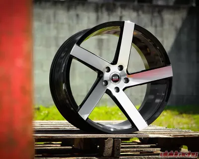 Spec-1 SPM-80 Wheel Monospec Series 22x10.5 Blank 20mm Gloss Black Machined - SPM80Y221054020GBM