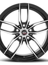Spec-1 SP-50 Wheel Racing Series 17x7.5 5x114.3 38mm Black Machined                                     - SP5017751638GBM - Image 2