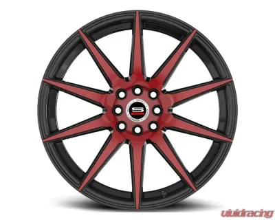 Spec-1 SP-51 Wheel 20x8.5 5x100 | 5x114.3 38mm Gloss Black & Red Machined - SP-5120852338BMR