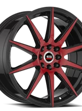 Spec-1 SP-51 Wheel 20x8.5 5x100 | 5x114.3 38mm Gloss Black & Red Machined                                     - SP-5120852338BMR - Image 2