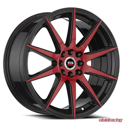 Spec-1 SP-51 Wheel 20x8.5 5x100 | 5x114.3 38mm Gloss Black & Red Machined - SP-5120852338BMR