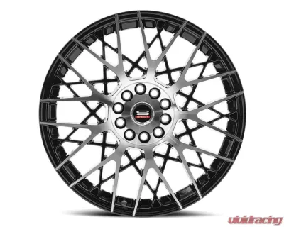 Spec-1 SP-53 Wheel Racing Series 17x7.5 4x100 | 4x114.3 42mm Gloss Black Machined - SP-531775942GBM