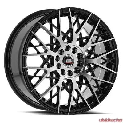 Spec-1 SP-53 Wheel Racing Series 17x7.5 4x100 | 4x114.3 42mm Gloss Black Machined - SP-531775942GBM