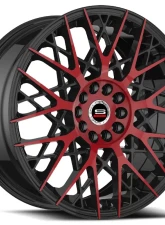 Spec-1 SP-53 Wheel 17x7.5 4x100 | 4x114.3 42mm Gloss Black & Red Machined                                     - SP-531775942BMR - Image 2
