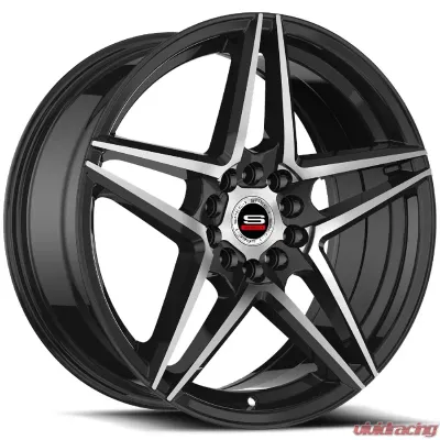 Spec-1 SP-54 Wheel Racing Series 17x7.5 5x108 | 5x114.3 42mm Gloss Black Machined - SP-5417753242GBM