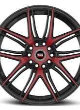 Spec-1 SP-56 Wheel 17x7.5 5x108 | 5x114.3 42mm Gloss Black & Red Machined                                     - SP-5617753242BMR - Image 2