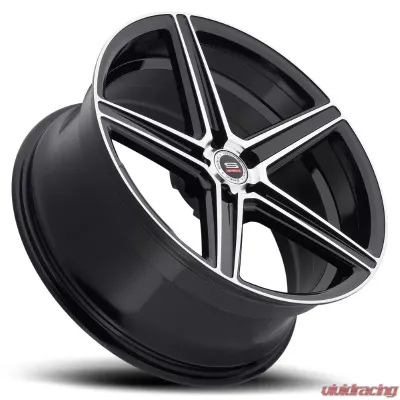 Spec-1 SP-8 Wheel Racing Series 20x10.5 5x120 38mm Gloss Black Machined - SP8201051838GBM