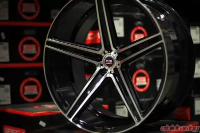 Spec-1 SP-8 Wheel Racing Series 20x10.5 5x120 38mm Gloss Black Machined - SP8201051838GBM