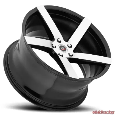 Spec-1 SPM-80 Wheel Monospec Series 22x9 Blank 15mm Gloss Black Machined - SPM8022904015GBM