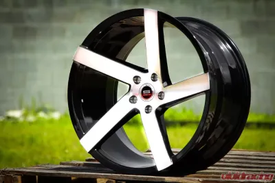 Spec-1 SPM-80 Wheel Monospec Series 22x9 Blank 15mm Gloss Black Machined - SPM8022904015GBM