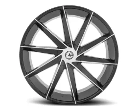 Azara 506 Wheel 26x9.5 5x115|5x120 32mm Gloss Black Machined