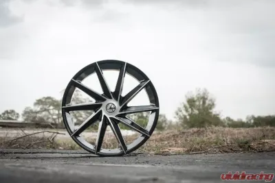 Azara 506 Wheel 26x9.5 5x115|5x120 32mm Gloss Black Machined - AZA-50626955115120+32BM