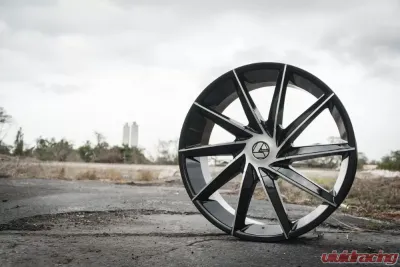 Azara 506 Wheel 26x9.5 5x115|5x120 32mm Gloss Black Machined - AZA-50626955115120+32BM