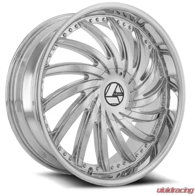 Azara 508 Wheel 22x9.5 5x115|5x139.7 15mm Chrome - AZA-508229551151397+15C