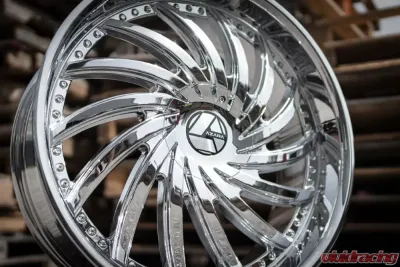 Azara 508 Wheel 22x9.5 5x115|5x139.7 15mm Chrome - AZA-508229551151397+15C