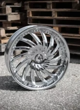 Azara 508 Wheel 22x9.5 5x115|5x139.7 15mm Chrome                                     - AZA-508229551151397+15C - Image 6