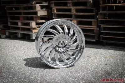 Azara 508 Wheel 22x9.5 5x115|5x139.7 15mm Chrome - AZA-508229551151397+15C