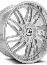 Azara 509 Wheel 22x9.5 6x135|6x139.7 25mm Chrome                                     - AZA-509229561351397+25C - Image 2