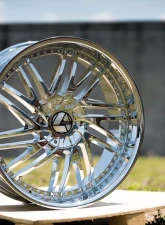 Azara 509 Wheel 22x9.5 6x135|6x139.7 25mm Chrome                                     - AZA-509229561351397+25C - Image 3