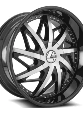 Azara 510 Wheel 22x9.5 6x135|6x139.7 25mm Gloss Black Machined                                     - AZA-510229561351397+25BM - Image 5