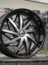 Azara 510 Wheel 22x9.5 6x135|6x139.7 25mm Gloss Black Machined                                     - AZA-510229561351397+25BM - Image 4