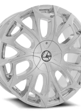 Azara 512 Wheel 22x8.5 5x114.3|5x120 38mm Chrome                                     - AZA-512228551143120+38C - Image 2