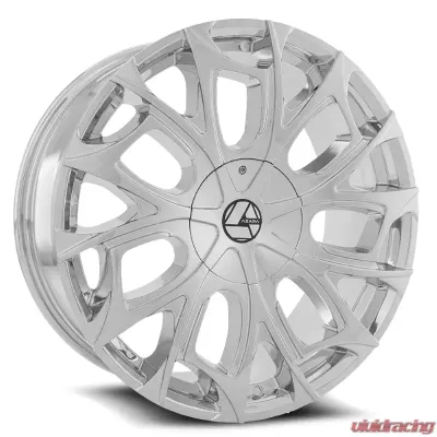 Azara 512 Wheel 22x8.5 5x114.3|5x120 38mm Chrome - AZA-512228551143120+38C