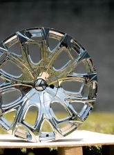 Azara 512 Wheel 22x8.5 5x114.3|5x120 38mm Chrome                                     - AZA-512228551143120+38C - Image 5