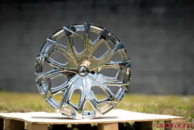 Azara 512 Wheel 22x8.5 5x114.3|5x120 38mm Chrome - AZA-512228551143120+38C