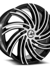 Azara 514 Wheel 22x8.5 5x110|5x114.3 38mm Gloss Black Machined                                     - AZA-514228551101143+38BM - Image 5