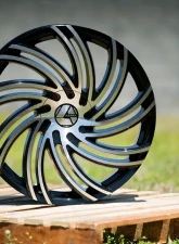 Azara 514 Wheel 22x8.5 5x110|5x114.3 38mm Gloss Black Machined                                     - AZA-514228551101143+38BM - Image 5