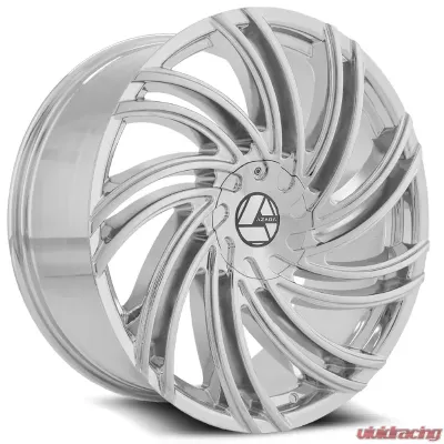 Azara 514 Wheel 24x9 5x115|5x120 18mm Chrome - AZA-51424905115120+18C