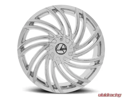 Azara 514 Wheel 24x9 5x115|5x120 18mm Chrome - AZA-51424905115120+18C
