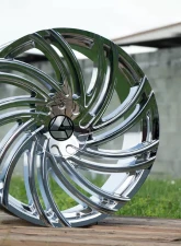 Azara 514 Wheel 24x9 5x115|5x120 18mm Chrome                                     - AZA-51424905115120+18C - Image 3