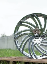 Azara 514 Wheel 24x9 5x115|5x120 18mm Chrome                                     - AZA-51424905115120+18C - Image 5