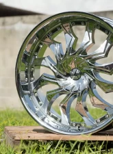 Azara 515 Wheel 22x9.5 6x135|6x139.7 25mm Chrome                                     - AZA-515229561351397+25C - Image 3