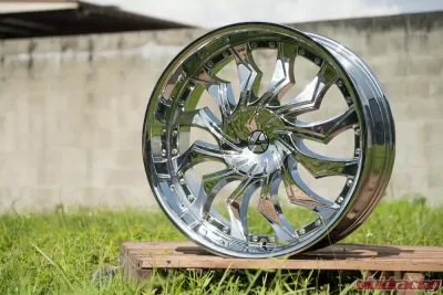 Azara 515 Wheel 22x9.5 6x135|6x139.7 25mm Chrome - AZA-515229561351397+25C