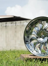Azara 515 Wheel 22x9.5 6x135|6x139.7 25mm Chrome                                     - AZA-515229561351397+25C - Image 4