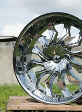 Azara 515 Wheel 22x9.5 6x135|6x139.7 25mm Chrome                                     - AZA-515229561351397+25C - Image 5