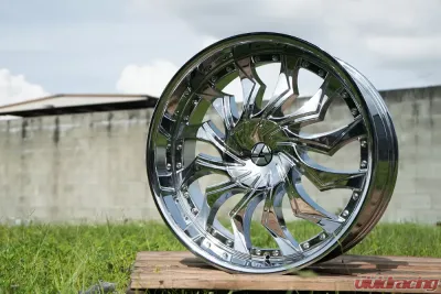 Azara 515 Wheel 22x9.5 6x135|6x139.7 25mm Chrome - AZA-515229561351397+25C