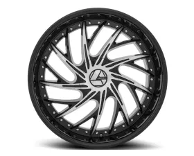 Azara 516 Wheel 24x9 Blank 18mm Gloss Black Machined