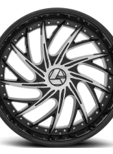 Azara 516 Wheel 24x9 Blank 18mm Gloss Black Machined                                     - AZA-5162490BLANK+18BM - Image 6
