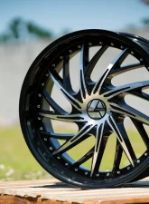 Azara 516 Wheel 24x9 Blank 18mm Gloss Black Machined                                     - AZA-5162490BLANK+18BM - Image 3